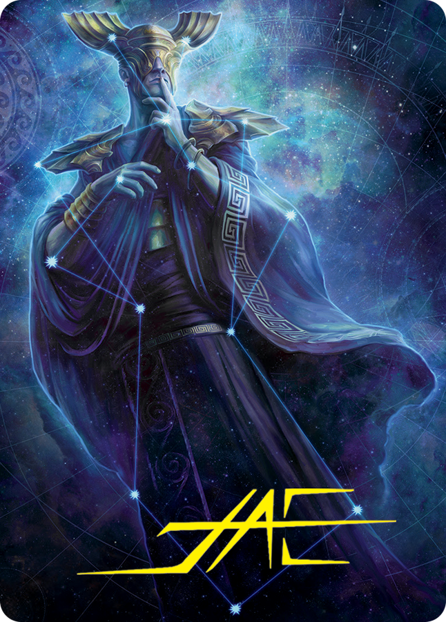 Atris, Oracle of Half-Truths Art Card (Gold-Stamped Signature) [March of the Machine Art Series] | Jack's On Queen