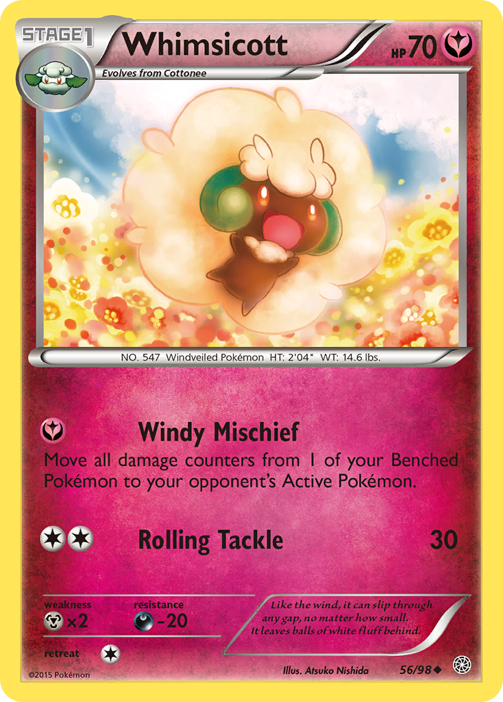 Whimsicott (56/98) [XY: Ancient Origins] | Jack's On Queen