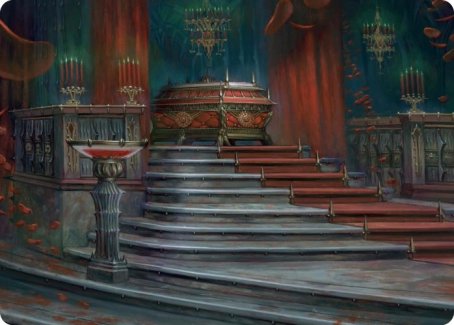 Edgar Markov's Coffin Art Card [Innistrad: Crimson Vow Art Series] | Jack's On Queen