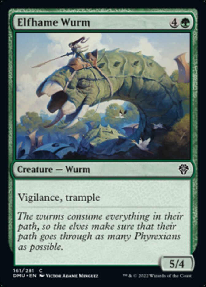 Elfhame Wurm [Dominaria United] | Jack's On Queen