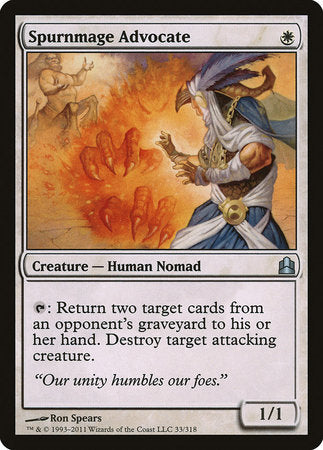Spurnmage Advocate [Commander 2011] | Jack's On Queen