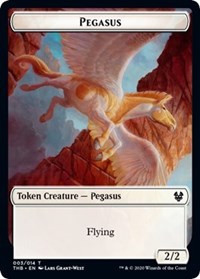 Pegasus // Satyr Double-sided Token [Theros Beyond Death Tokens] | Jack's On Queen