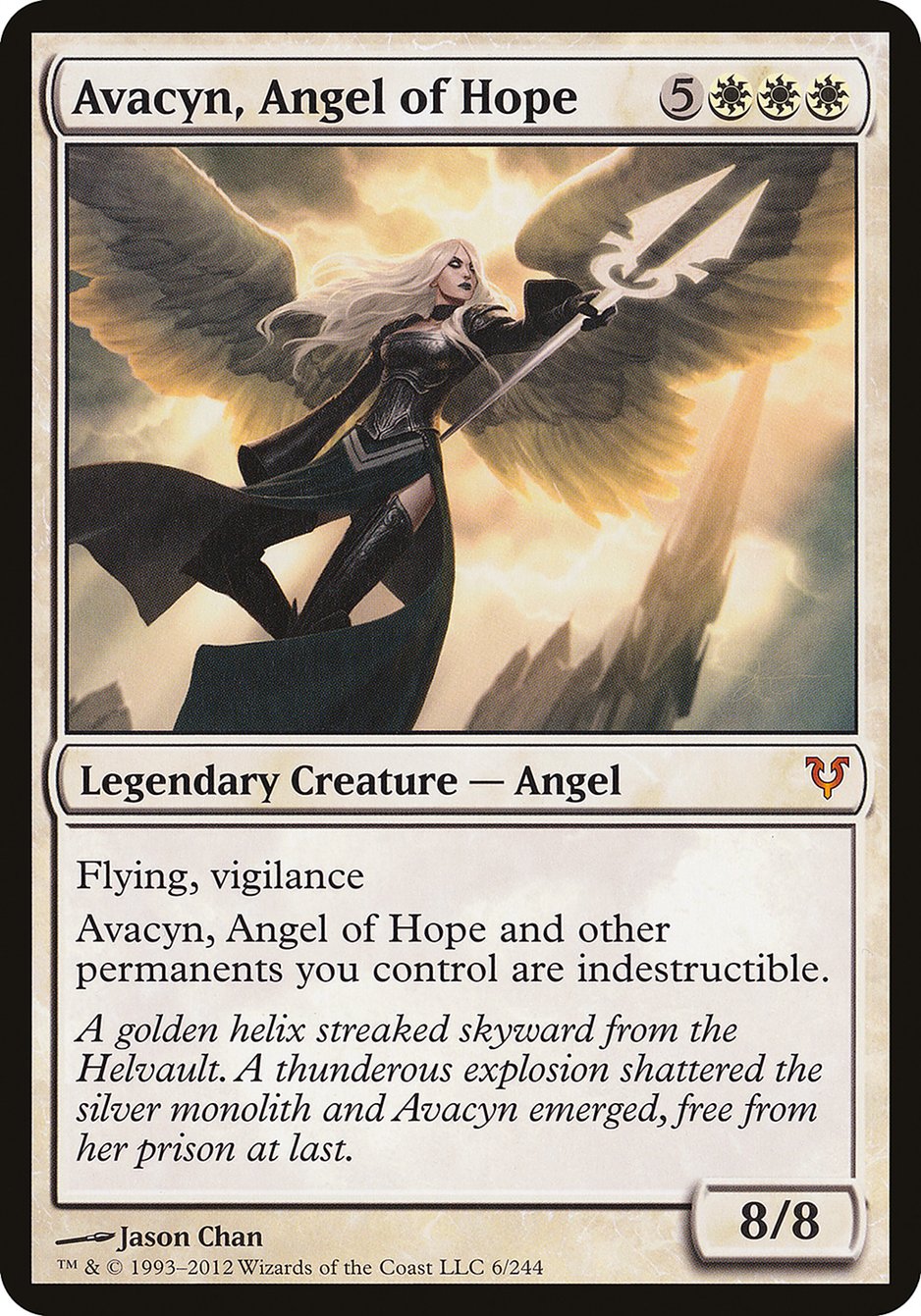 Avacyn, Angel of Hope (Oversized) [Open the Helvault] | Jack's On Queen