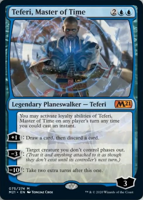 Teferi, Master of Time [Core Set 2021] | Jack's On Queen