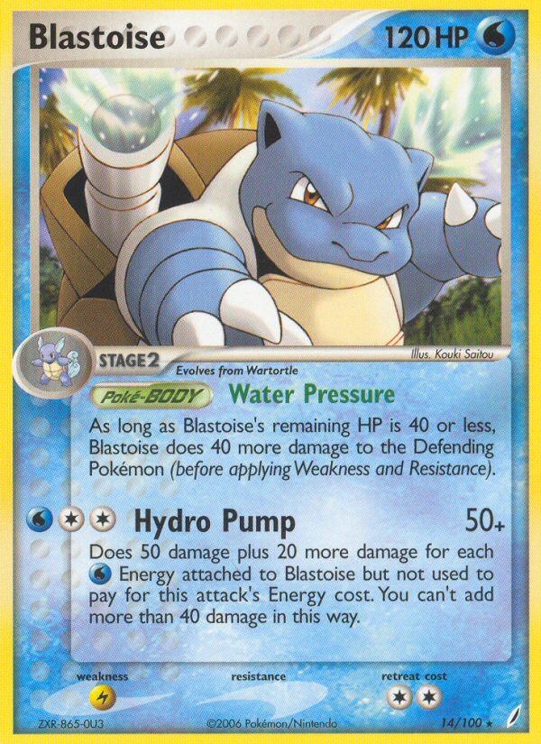 Blastoise (14/100) [EX: Crystal Guardians] | Jack's On Queen