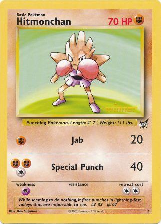 Hitmonchan (2) (Winner) (Jumbo Card) [Best of Promos] | Jack's On Queen