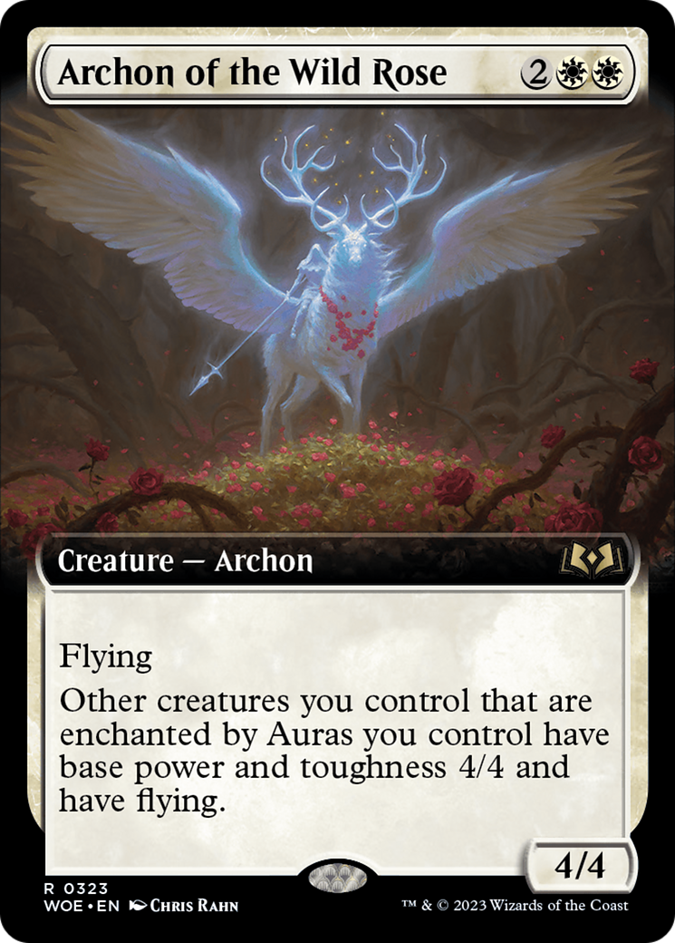Archon of the Wild Rose (Extended Art) [Wilds of Eldraine] | Jack's On Queen