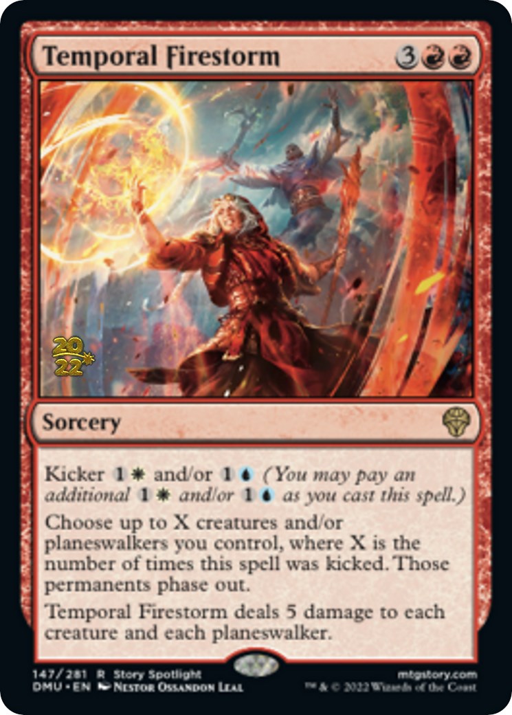 Temporal Firestorm [Dominaria United Prerelease Promos] | Jack's On Queen