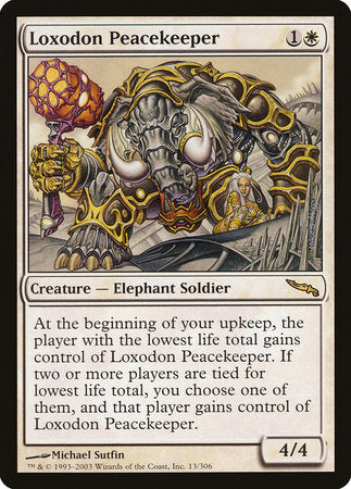 Loxodon Peacekeeper [Mirrodin] | Jack's On Queen