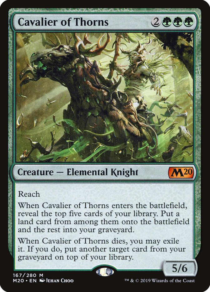 Cavalier of Thorns [Core Set 2020] | Jack's On Queen