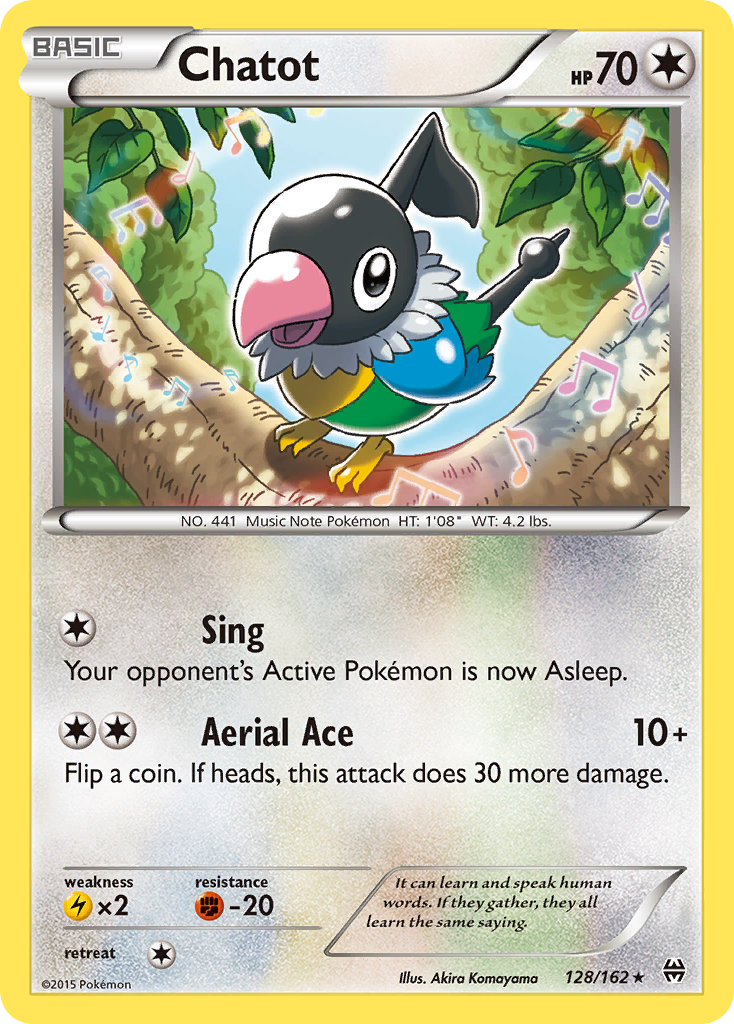 Chatot (128/162) [XY: BREAKthrough] | Jack's On Queen