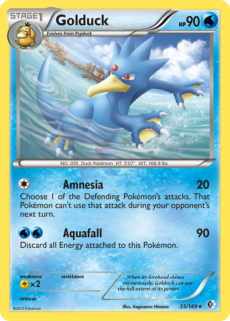 Golduck (35/149) [Black & White: Boundaries Crossed] | Jack's On Queen