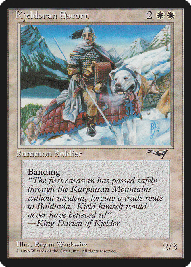 Kjeldoran Escort (Mountain Background) [Alliances] | Jack's On Queen