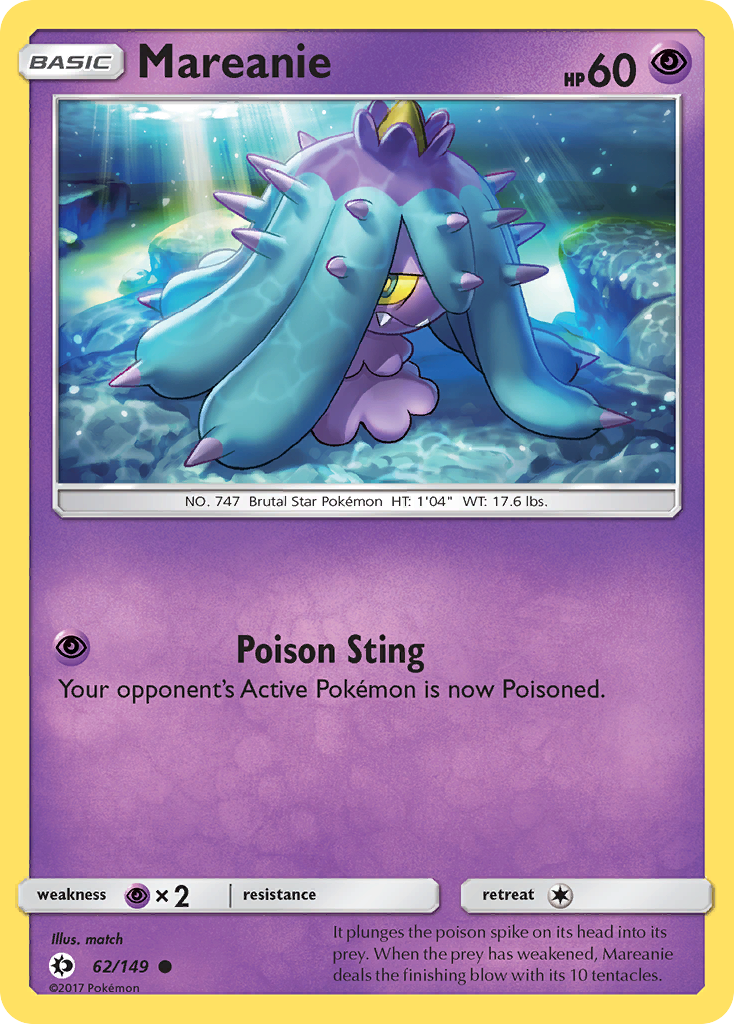 Mareanie (62/149) [Sun & Moon: Base Set] | Jack's On Queen