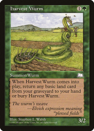 Harvest Wurm [Weatherlight] | Jack's On Queen