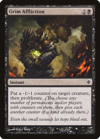 Grim Affliction [New Phyrexia] | Jack's On Queen
