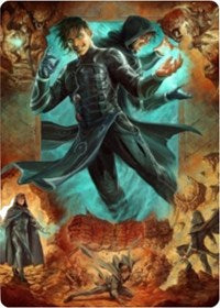 Jace, Mirror Mage 2 Art Card [Zendikar Rising Art Series] | Jack's On Queen