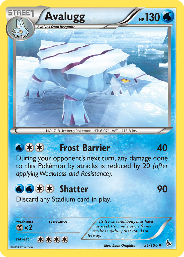 Avalugg (31/106) [XY: Flashfire] | Jack's On Queen