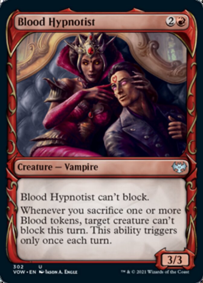 Blood Hypnotist (Showcase Fang Frame) [Innistrad: Crimson Vow] | Jack's On Queen