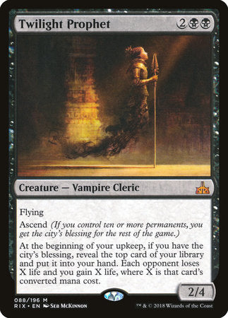 Twilight Prophet [Rivals of Ixalan] | Jack's On Queen