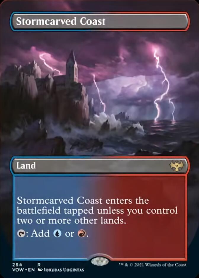 Stormcarved Coast (Borderless) [Innistrad: Crimson Vow] | Jack's On Queen