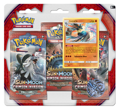 Sun & Moon: Crimson Invasion - 3-Pack Blister (Lucario) | Jack's On Queen