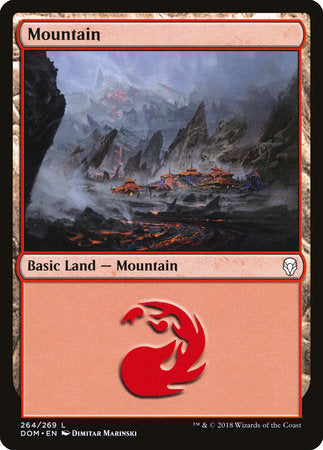 Mountain (264) [Dominaria] | Jack's On Queen