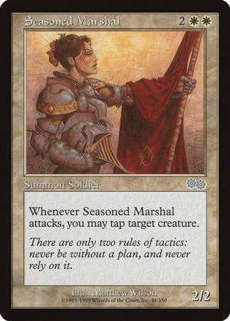 Seasoned Marshal [Urza's Saga] | Jack's On Queen