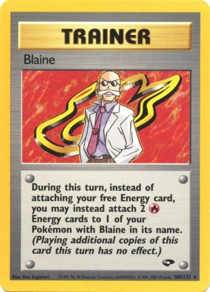 Blaine (100/132) [Gym Challenge Unlimited] | Jack's On Queen