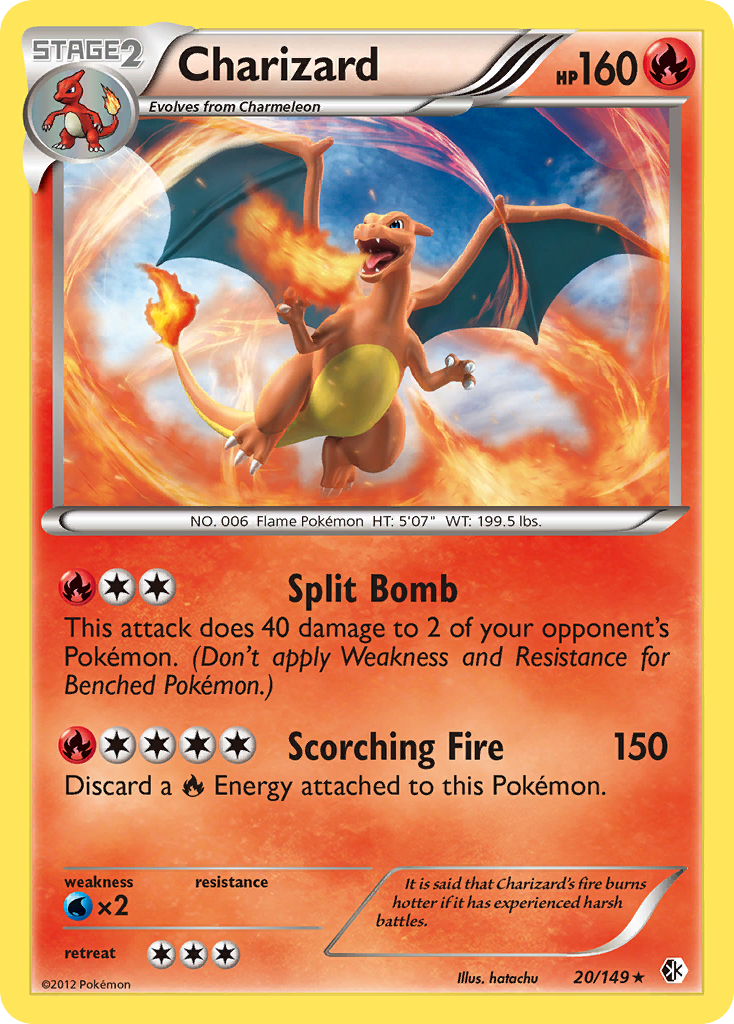 Charizard (20/149) [Black & White: Boundaries Crossed] | Jack's On Queen