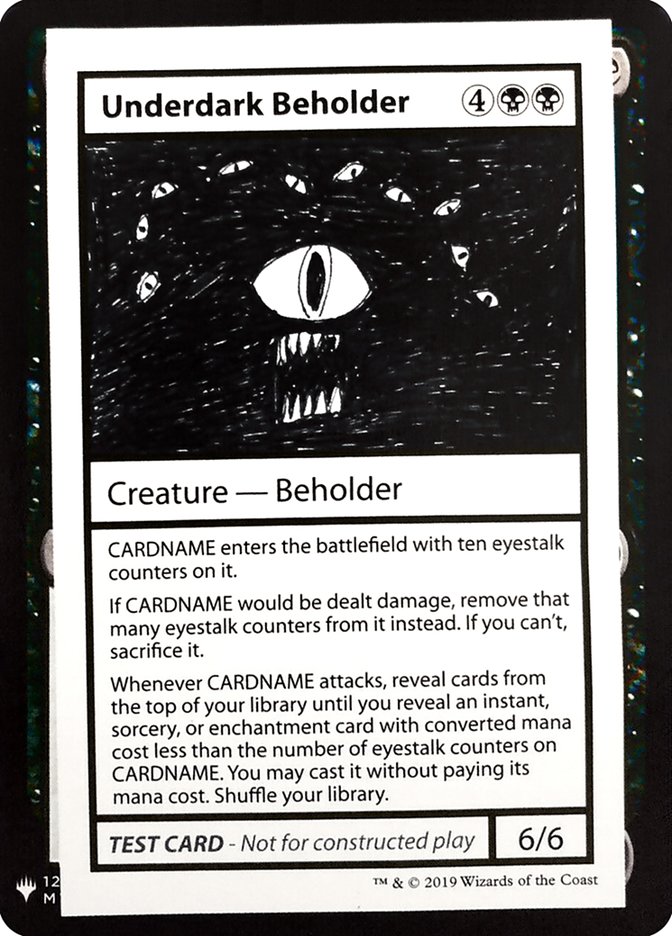 Underdark Beholder [Mystery Booster Playtest Cards] | Jack's On Queen