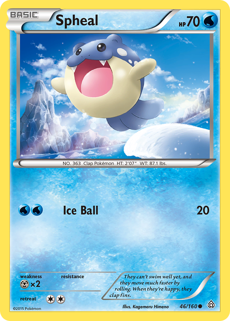 Spheal (46/160) [XY: Primal Clash] | Jack's On Queen