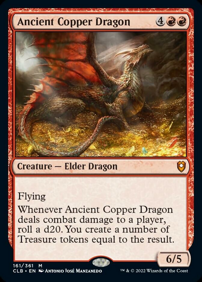 Ancient Copper Dragon [Commander Legends: Battle for Baldur's Gate] | Jack's On Queen