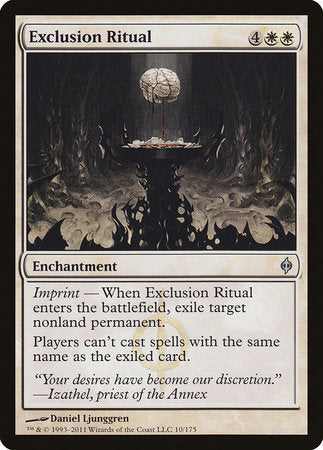 Exclusion Ritual [New Phyrexia] | Jack's On Queen