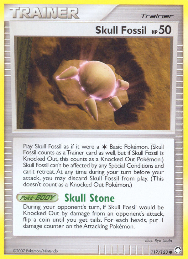 Skull Fossil (117/123) [Diamond & Pearl: Mysterious Treasures] | Jack's On Queen