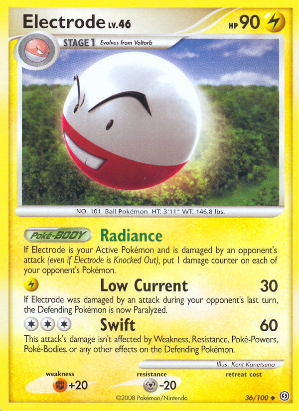 Electrode (36/100) [Diamond & Pearl: Stormfront] | Jack's On Queen
