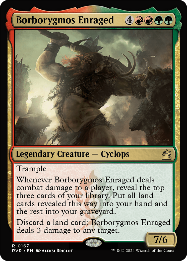 Borborygmos Enraged [Ravnica Remastered] | Jack's On Queen