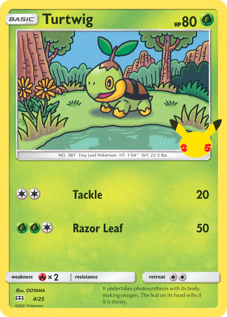 Turtwig (4/25) [McDonald's 25th Anniversary] | Jack's On Queen