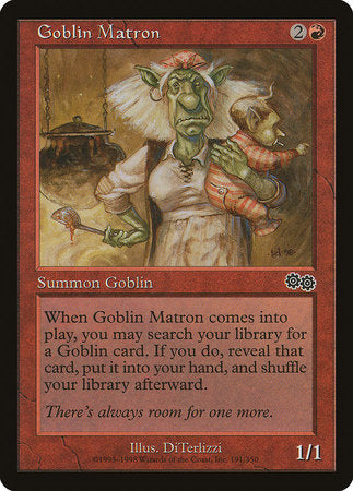 Goblin Matron [Urza's Saga] | Jack's On Queen