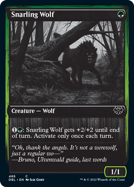 Snarling Wolf (486) [Innistrad: Double Feature] | Jack's On Queen