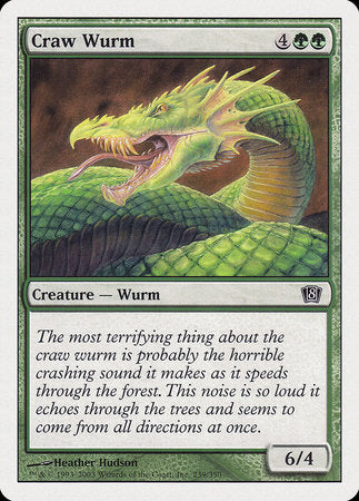 Craw Wurm [Eighth Edition] | Jack's On Queen