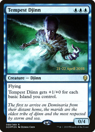 Tempest Djinn [Dominaria Promos] | Jack's On Queen