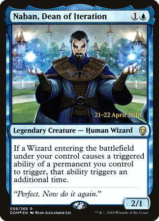 Naban, Dean of Iteration [Dominaria Promos] | Jack's On Queen