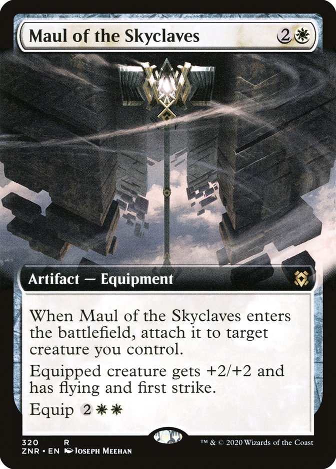 Maul of the Skyclaves (Extended Art) [Zendikar Rising] | Jack's On Queen