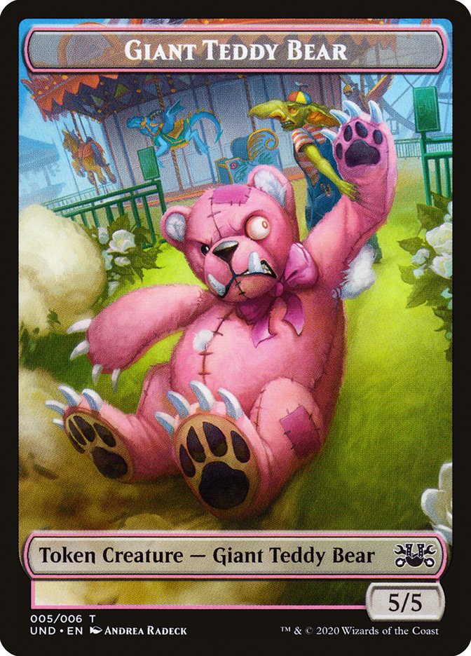 Giant Teddy Bear // Acorn Stash Double-sided Token [Unsanctioned Tokens] | Jack's On Queen