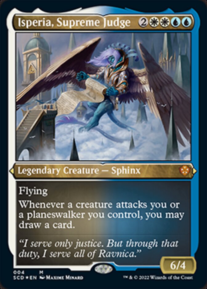 Isperia, Supreme Judge (Foil Etched) [Starter Commander Decks] | Jack's On Queen