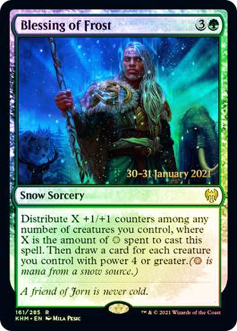Blessing of Frost  [Kaldheim Prerelease Promos] | Jack's On Queen