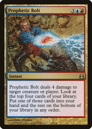 Prophetic Bolt [Commander 2011] | Jack's On Queen