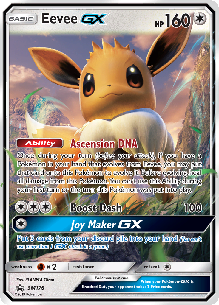 Eevee GX (SM176) (Jumbo Card) [Sun & Moon: Black Star Promos] | Jack's On Queen