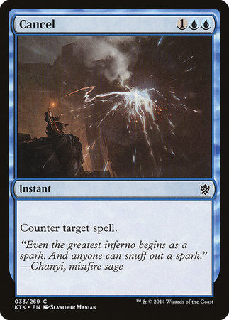 Cancel [Khans of Tarkir] | Jack's On Queen